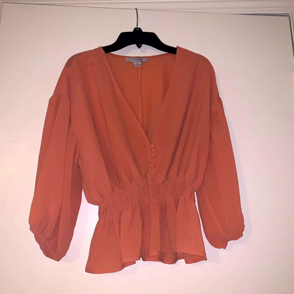 Pink blouse